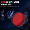 image:imageEyekepper Red Lens Blue Light Glasses MenFitover Blue Light Blocking Glasses Women Red Light Glasses Eye Protection  BlackRed Tinted1806black Red