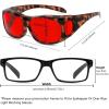 image:imageEyekepper Red Lens Blue Light Glasses MenFitover Blue Light Blocking Glasses Women Red Light Glasses Eye Protection  BlackRed Tinted1806tortoise