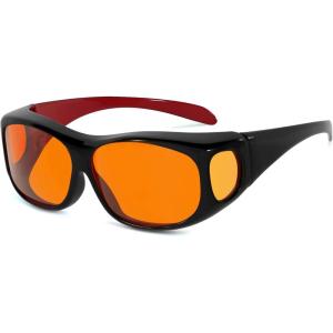 image:imageEyekepper Red Lens Blue Light Glasses MenFitover Blue Light Blocking Glasses Women Red Light Glasses Eye Protection  Black1806black Red100 Blue Light Blocking
