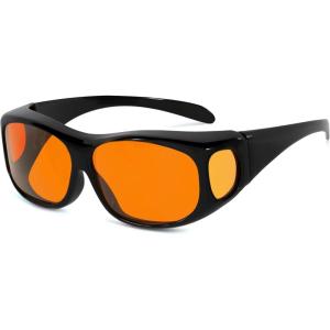 image:imageEyekepper Red Lens Blue Light Glasses MenFitover Blue Light Blocking Glasses Women Red Light Glasses Eye Protection  Black1806black100 Blue Light Blocking
