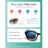 image:imageEyekepper 4 Pack Oversized Blue Light Filter Glasses Women Cat Eye Computer Eyeglasses 000Blue Light Blockingb404 Pairs