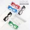 image:imageEyekepper 6 Pack Thick Frame Reading Glasses for Women Blue Light Readers with Metalless Screwless Spring Hinges 30