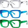 Transparent/Blue/Green