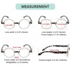 image:imageEyekepper 12Pack Vintage Round Reading Glasses for Women Small Retro Readers 050RedTortoise