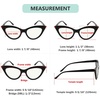 image:imageEyekepper 4Pack Progressive Multifocus Reading Glasses Blue Light Blocking for Women Cateye No Line Multifocal Readers4 Pack Mix Color