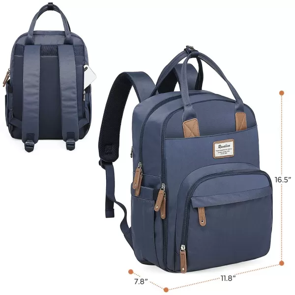 RUVALINO Diaper Bag Backpack - Multifunction Travel Back Pack Maternity Baby Changing Bags, Diaper Changing Totes, Large Capacity, Waterproof and Stylish, Baby Travel Essential, Gray