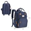 imageRUVALINO Diaper Bag Backpack  Multifunction Travel Back Pack Maternity Baby Changing Bags Diaper Changing Totes Large Capacity Waterproof and Stylish Baby Travel Essential Army GreenNavy Blue