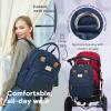 imageRUVALINO Diaper Bag Backpack  Multifunction Travel Back Pack Maternity Baby Changing Bags Diaper Changing Totes Large Capacity Waterproof and Stylish Baby Travel Essential Army GreenPeacock Blue