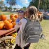 imageRUVALINO Diaper Bag Backpack  Multifunction Travel Back Pack Maternity Baby Changing Bags Diaper Changing Totes Large Capacity Waterproof and Stylish Baby Travel Essential Army GreenClassic Iron Gray