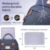 imageRUVALINO Diaper Bag Backpack  Multifunction Travel Back Pack Maternity Baby Changing Bags Diaper Changing Totes Large Capacity Waterproof and Stylish Baby Travel Essential Army GreenNavy Blue