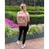 imageRUVALINO Diaper Bag Backpack  Multifunction Travel Back Pack Maternity Baby Changing Bags Diaper Changing Totes Large Capacity Waterproof and Stylish Baby Travel Essential Army GreenPink