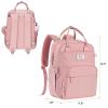 imageRUVALINO Diaper Bag Backpack  Multifunction Travel Back Pack Maternity Baby Changing Bags Diaper Changing Totes Large Capacity Waterproof and Stylish Baby Travel Essential Army GreenPink