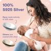 imageOriginal Silver Nursing Cups RUVALINO Breastfeeding Essentials Nipple Shields for Nursing Newborn Nipple Cover for Breastfeeding Healing Cups for Sore Nipple Relief FSA or HSA Eligible XLSilverRegular