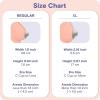 imageOriginal Silver Nursing Cups RUVALINO Breastfeeding Essentials Nipple Shields for Nursing Newborn Nipple Cover for Breastfeeding Healing Cups for Sore Nipple Relief FSA or HSA Eligible XLSilverXL