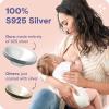 imageOriginal Silver Nursing Cups RUVALINO Breastfeeding Essentials Nipple Shields for Nursing Newborn Nipple Cover for Breastfeeding Healing Cups for Sore Nipple Relief FSA or HSA Eligible XLSilverXL