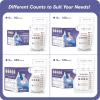 imageRUVALINO Breast Milk Storage Bags Freezer  6oz 140 Count TempSensing Breastmilk Storage Bag for Breastfeeding with Pour Spout Presterilized NoLeak Bag for Fridge ampamp Freezing FSA or HSA Eligible