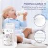 imageRUVALINO Breast Milk Storage Bags Freezer  6oz 140 Count TempSensing Breastmilk Storage Bag for Breastfeeding with Pour Spout Presterilized NoLeak Bag for Fridge ampamp Freezing FSA or HSA Eligible