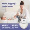 imageRUVALINO Wearable Breast Pump  S12A Portable Auto Electric Breast Pump Hands Free with 3 Modes ampamp 12 Levels 24mm Flange Breastfeeding Essentials Baby Registry Search FSA or HSA EligiblePack of 2