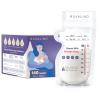 imageRUVALINO Breast Milk Storage Bags Freezer  6oz 140 Count TempSensing Breastmilk Storage Bag for Breastfeeding with Pour Spout Presterilized NoLeak Bag for Fridge ampamp Freezing FSA or HSA Eligible