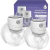 imageRUVALINO Wearable Breast Pump  S12A Portable Auto Electric Breast Pump Hands Free with 3 Modes ampamp 12 Levels 24mm Flange Breastfeeding Essentials Baby Registry Search FSA or HSA EligiblePack of 2