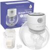 imageWearable Breast Pump RUVALINO S12A Portable Electric Breast Pump Hands Free with 3 Modes ampamp 12 Levels Smart Display 24mm Comfortable Flange Breastfeeding Essentials Baby Registry Pack of 1