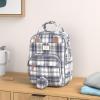imageRUVALINO Diaper Bag Backpack Multifunction Travel Pack Maternity Baby Changing Bags Large Capacity Waterproof Blue Plaid