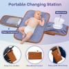 imageRUVALINO Diaper Bag Backpack Multifunction Travel Pack Maternity Baby Changing Bags Large Capacity Waterproof GrayBrown