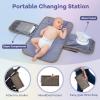 imageRUVALINO Diaper Bag Backpack Multifunction Travel Pack Maternity Baby Changing Bags Large Capacity Waterproof GrayKhaki