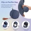 imageRUVALINO Diaper Bag Backpack Multifunction Travel Pack Maternity Baby Changing Bags Large Capacity Waterproof GrayNavy Blue