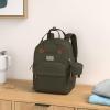 imageRUVALINO Diaper Bag Backpack Multifunction Travel Pack Maternity Baby Changing Bags Large Capacity Waterproof GrayOlive Green