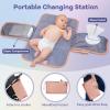 imageRUVALINO Diaper Bag Backpack Multifunction Travel Pack Maternity Baby Changing Bags Large Capacity Waterproof GrayPink