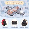imageRUVALINO Diaper Bag Backpack Multifunction Travel Pack Maternity Baby Changing Bags Large Capacity Waterproof GrayStylishblack