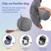 imageRUVALINO Diaper Bag Backpack Multifunction Travel Pack Maternity Baby Changing Bags Large Capacity Waterproof GrayStylishlight Gray