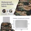 imageRUVALINO Diaper Bag BackpackMultifunction Travel Baby Diaper Bag with Changing Pad Insulated Bottle Holders ampamp Pacifier Case Large Capacity Waterproof GrayClassicgreen Camo