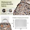 imageRUVALINO Diaper Bag BackpackMultifunction Travel Baby Diaper Bag with Changing Pad Insulated Bottle Holders ampamp Pacifier Case Large Capacity Waterproof GrayYellow Leopard