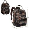 imageRUVALINO Diaper Bag BackpackMultifunction Travel Baby Diaper Bag with Changing Pad Insulated Bottle Holders ampamp Pacifier Case Large Capacity Waterproof GrayClassicgreen Camo