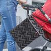 imageRUVALINO Wet Dry Bag Reusable Baby Diaper Bag Accessory with Two compartments for Cloth Diapers Toys Swimsuits Dirty Gym Clothes Toiletries Large Capacity Waterproof and Stylish Black