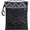 imageRUVALINO Wet Dry Bag Reusable Baby Diaper Bag Accessory with Two compartments for Cloth Diapers Toys Swimsuits Dirty Gym Clothes Toiletries Large Capacity Waterproof and Stylish Black