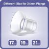 imageRUVALINO Flange Insert 17mm Compatible with Breast Pump S12AS12S12 ProS10S9 ProS9 24mm ShieldsFlanges Reduce 24mm Tunnel Down to 17mm 2PCSFlange Insert 17mm