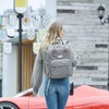 image:imageRUVALINO Baby Diaper Bag Backpack with Changing Pad RedGreenBlueAustere Gray