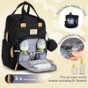 image:imageRUVALINO Baby Diaper Bag Backpack with Changing Pad RedGreenBlueBlack