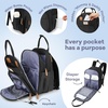 image:imageRUVALINO Baby Diaper Bag Backpack with Changing Pad RedGreenBlueBlack