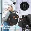 image:imageRUVALINO Baby Diaper Bag Backpack with Changing Pad RedGreenBlueBlack