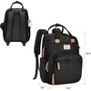 image:imageRUVALINO Baby Diaper Bag Backpack with Changing Pad RedGreenBlueBlack Leopard