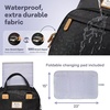 image:imageRUVALINO Baby Diaper Bag Backpack with Changing Pad RedGreenBlueBlack Leopard