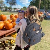 image:imageRUVALINO Baby Diaper Bag Backpack with Changing Pad RedGreenBlueDark Gray