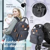 image:imageRUVALINO Baby Diaper Bag Backpack with Changing Pad RedGreenBlueDark Gray