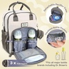 image:imageRUVALINO Baby Diaper Bag Backpack with Changing Pad RedGreenBlueLgreydgrey