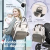 image:imageRUVALINO Baby Diaper Bag Backpack with Changing Pad RedGreenBlueLgreydgrey