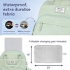 image:imageRUVALINO Baby Diaper Bag Backpack with Changing Pad RedGreenBlueMint Green
